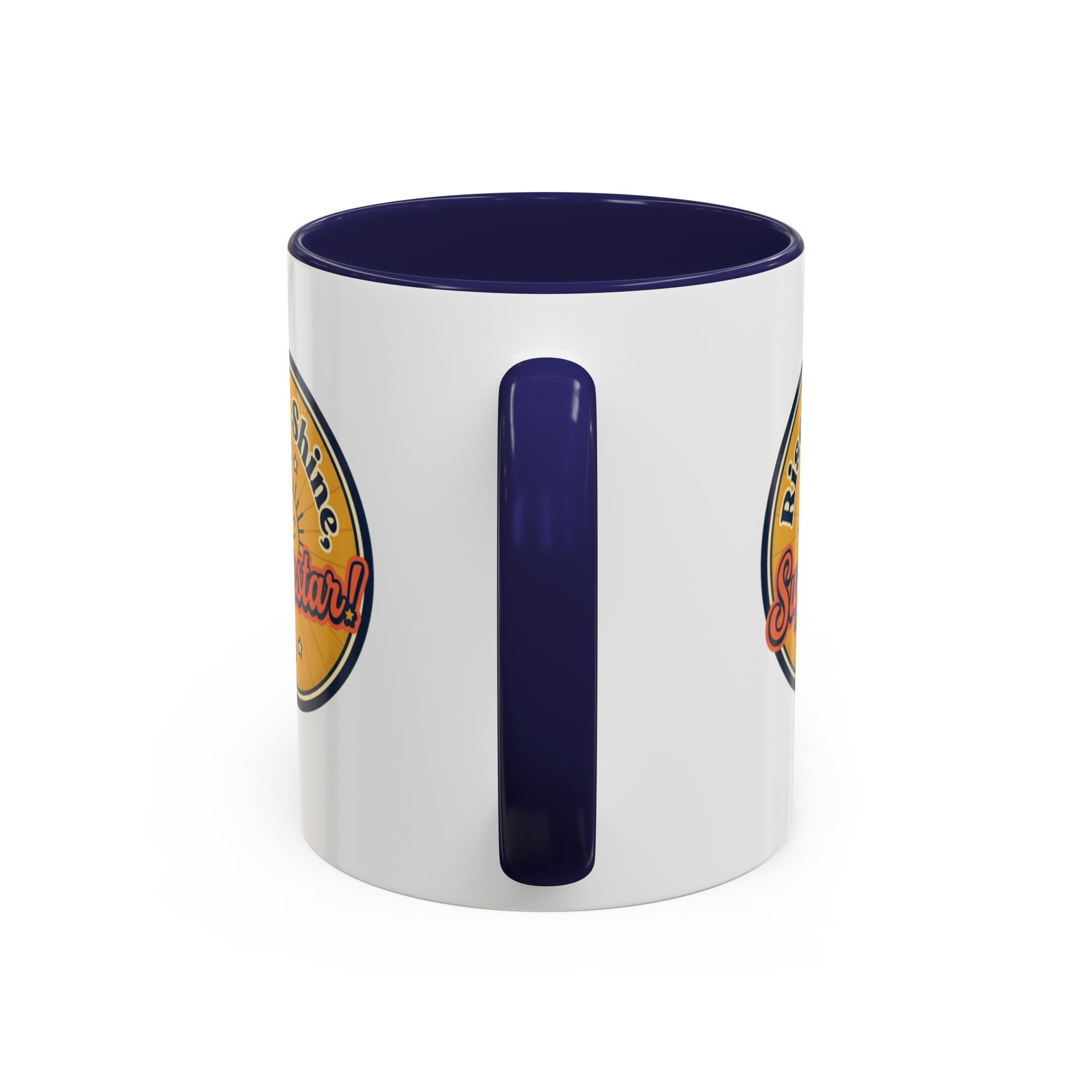 Rise & Shine Superstar! Mug | Accent Coffee Mug - Image 8