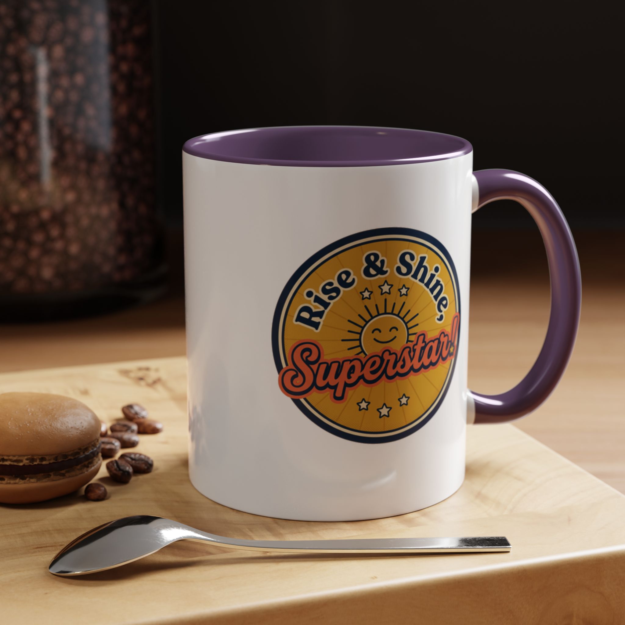 Rise & Shine Superstar! Mug | Accent Coffee Mug - Image 44