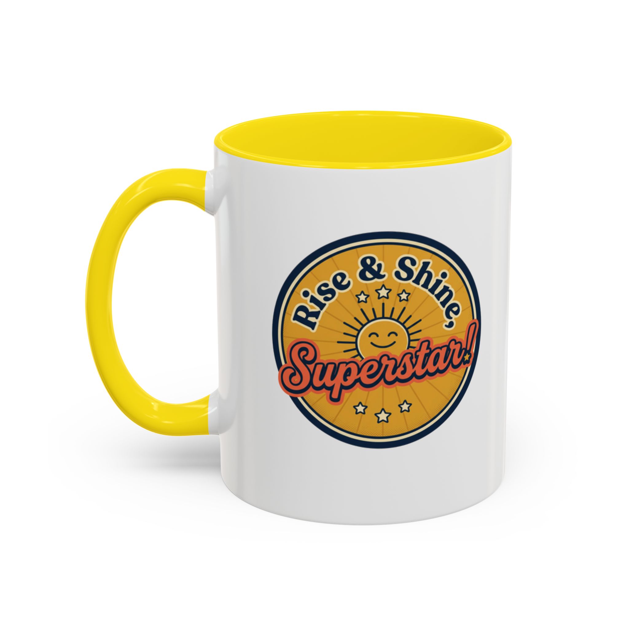Rise & Shine Superstar! Mug | Accent Coffee Mug - Image 32