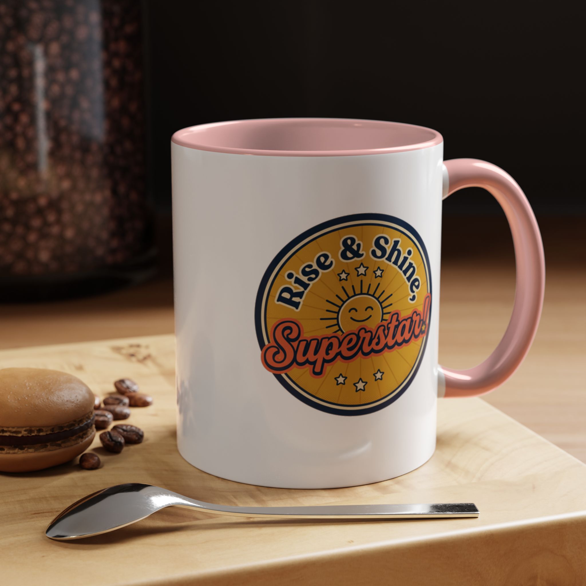 Rise & Shine Superstar! Mug | Accent Coffee Mug - Image 14