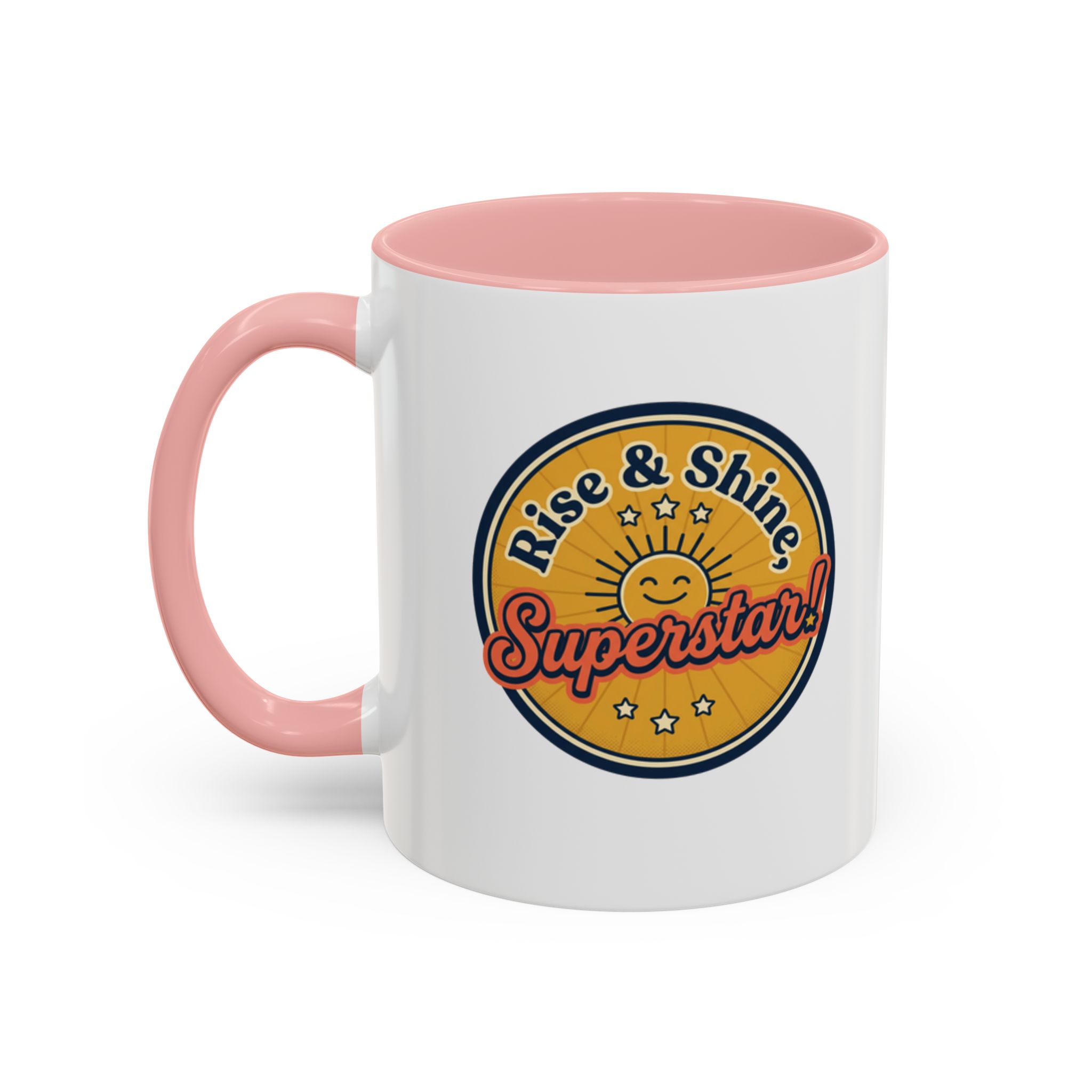 Rise & Shine Superstar! Mug | Accent Coffee Mug - Image 12