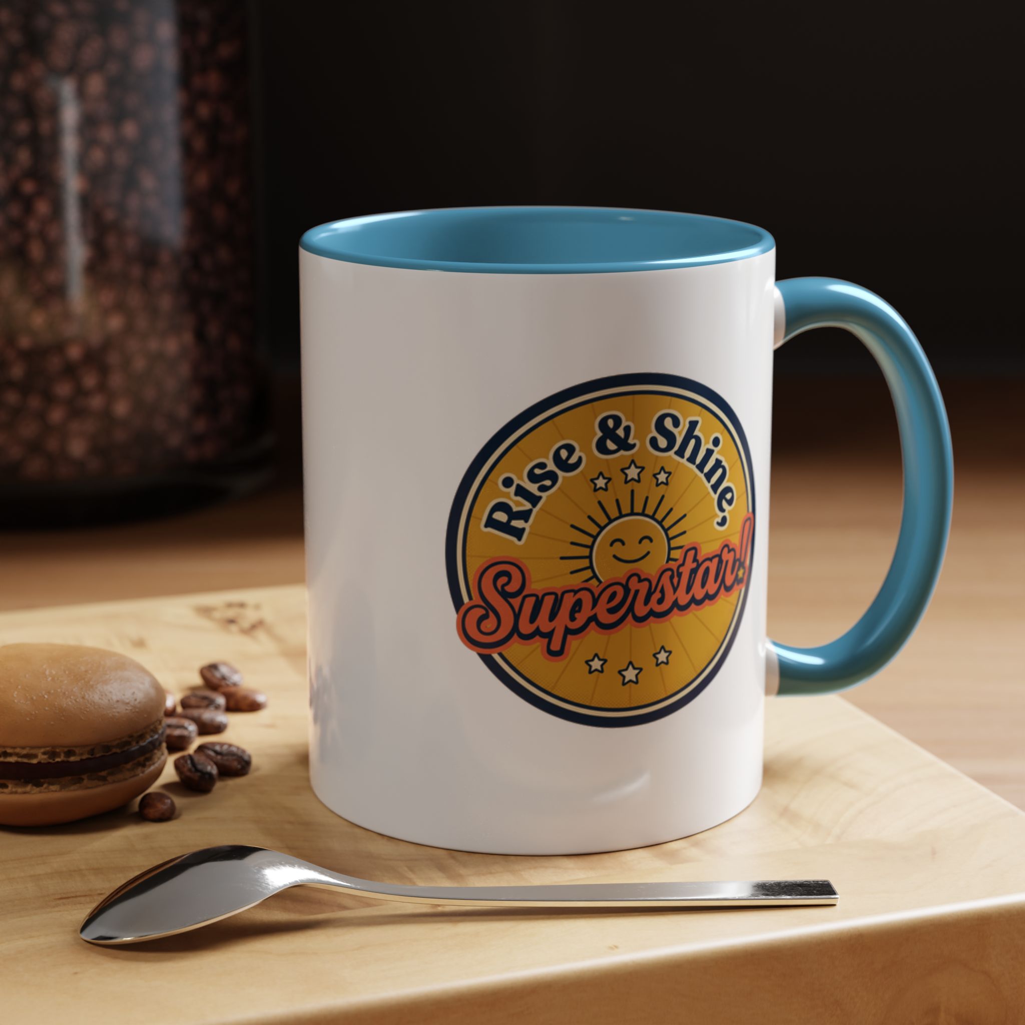 Rise & Shine Superstar! Mug | Accent Coffee Mug - Image 24