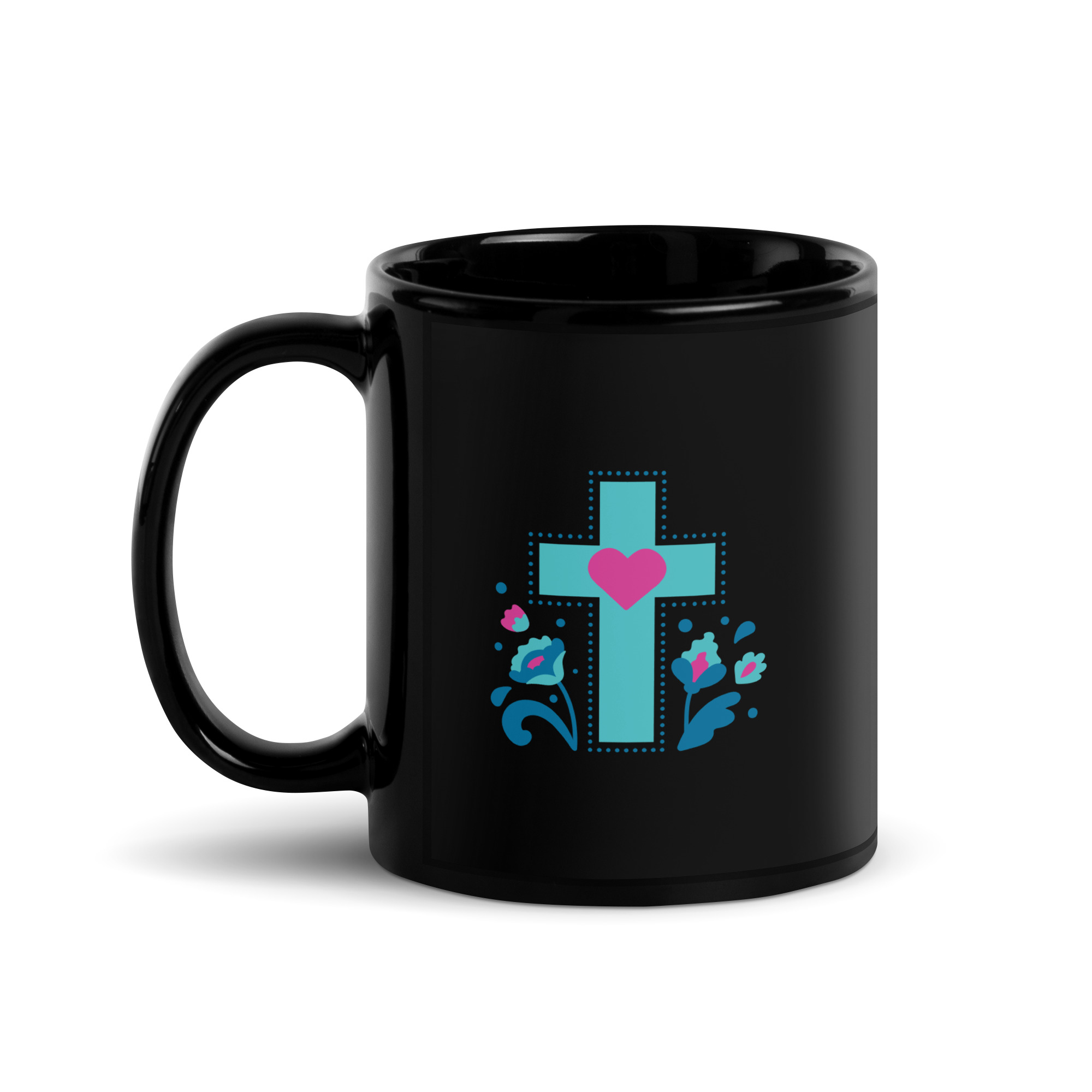 Black Glossy Mug - Image 2