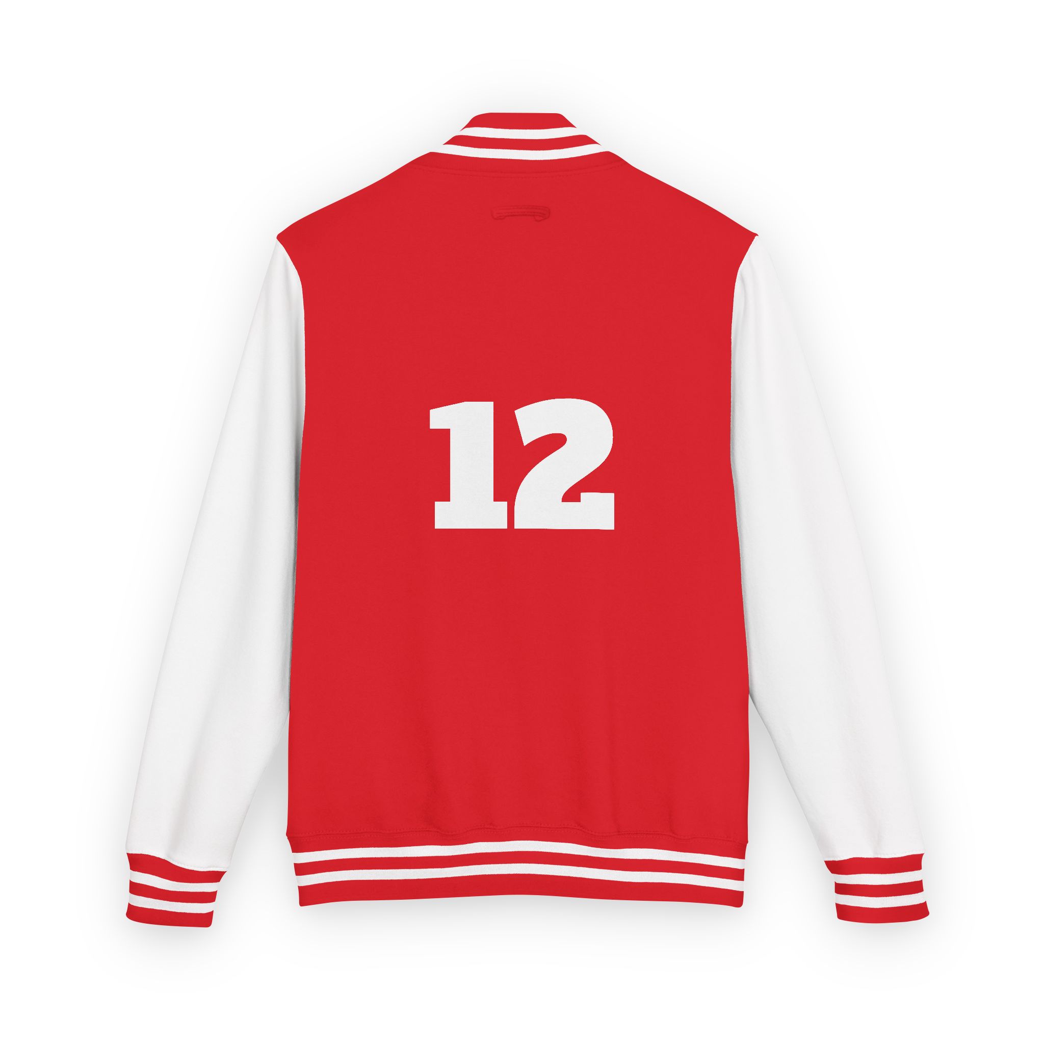 Varsity Jacket -Letterman Jacket with '12' Number - Image 10