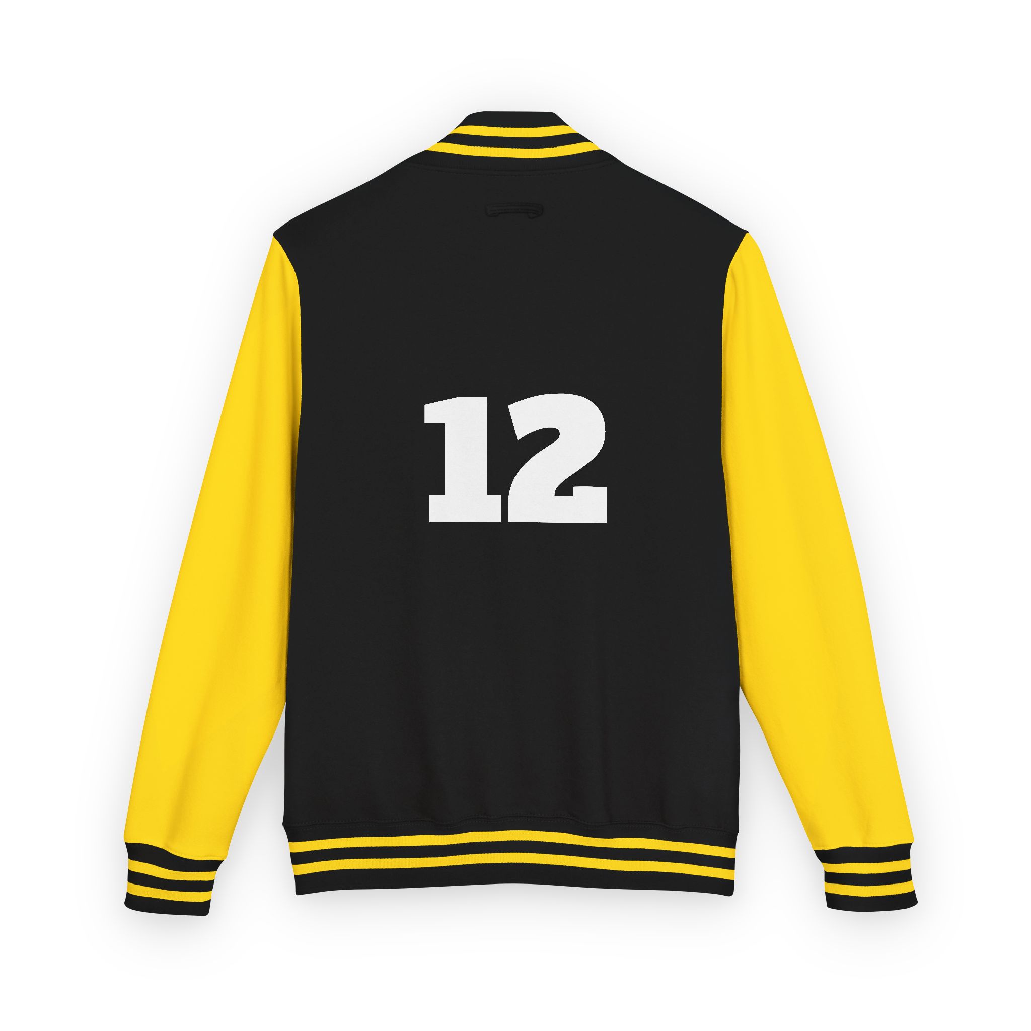 Varsity Jacket -Letterman Jacket with '12' Number - Image 30