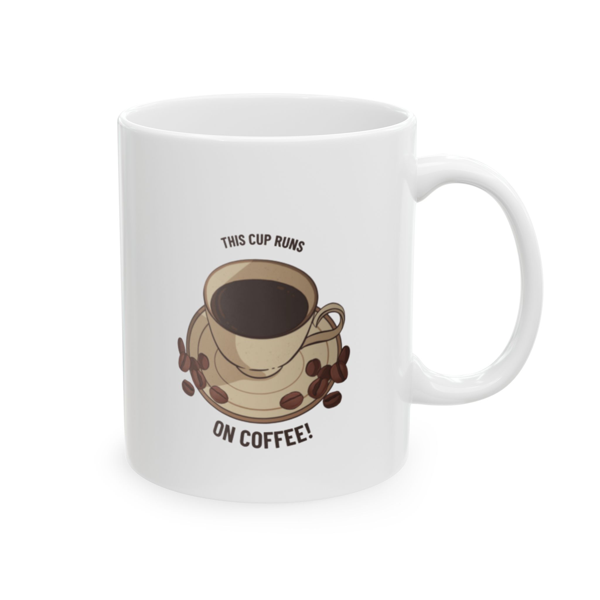 Coffee Mug - Cute Retro Coffee Camper Illustration (11oz, 15oz) - Image 5