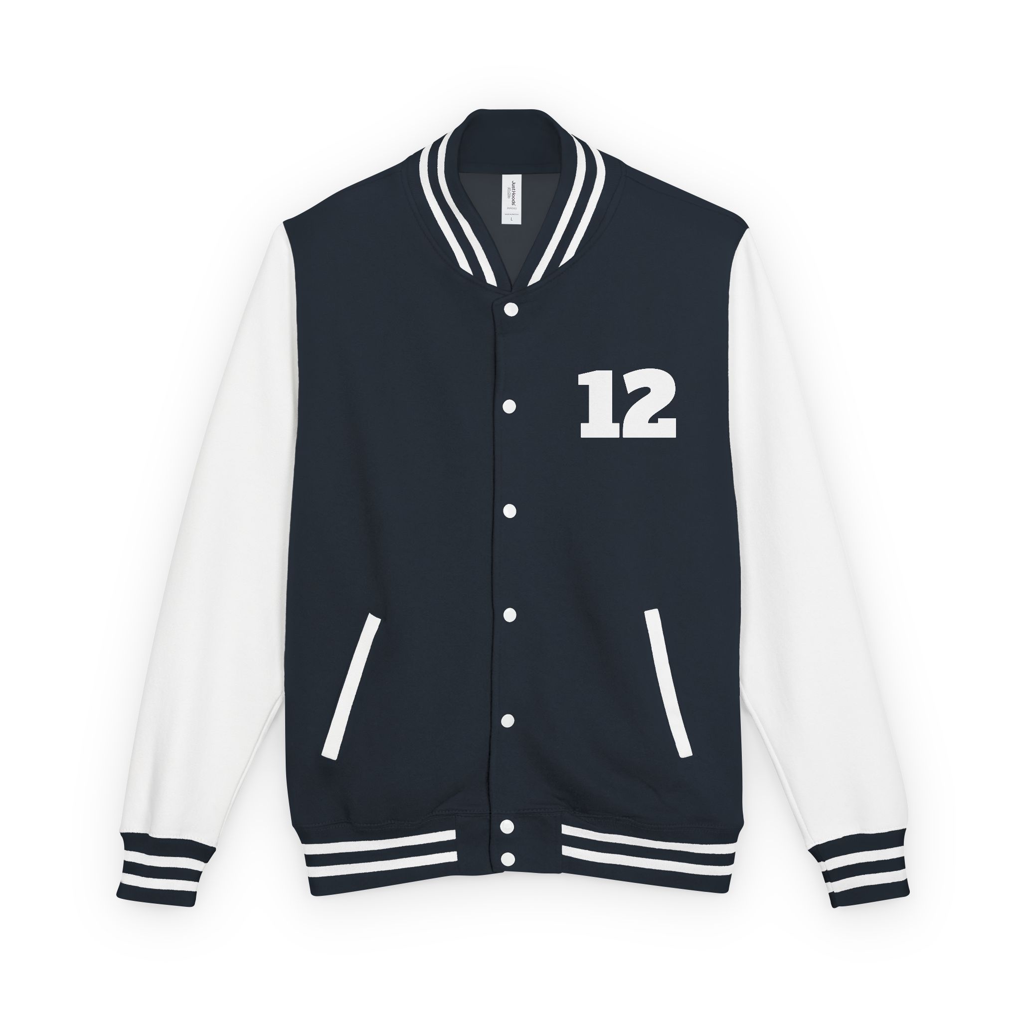Varsity Jacket -Letterman Jacket with '12' Number - Image 37