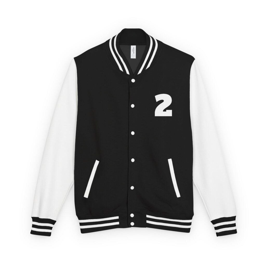 Varsity Jacket -Letterman Jacket with '2' Number