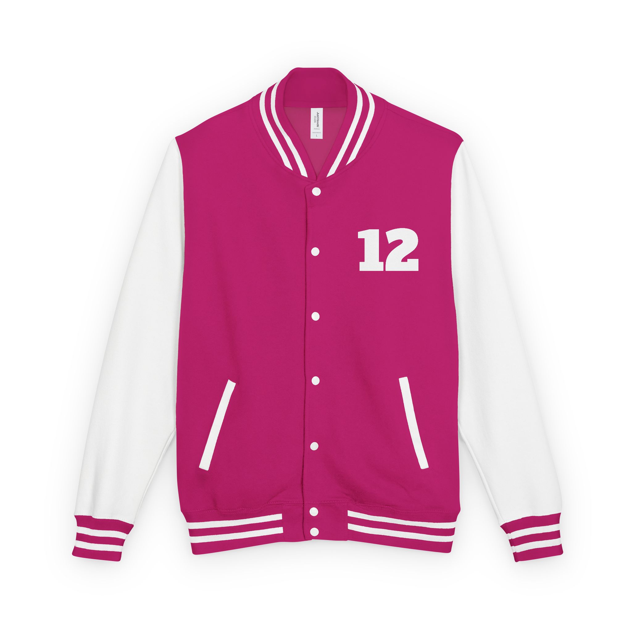 Varsity Jacket -Letterman Jacket with '12' Number - Image 13
