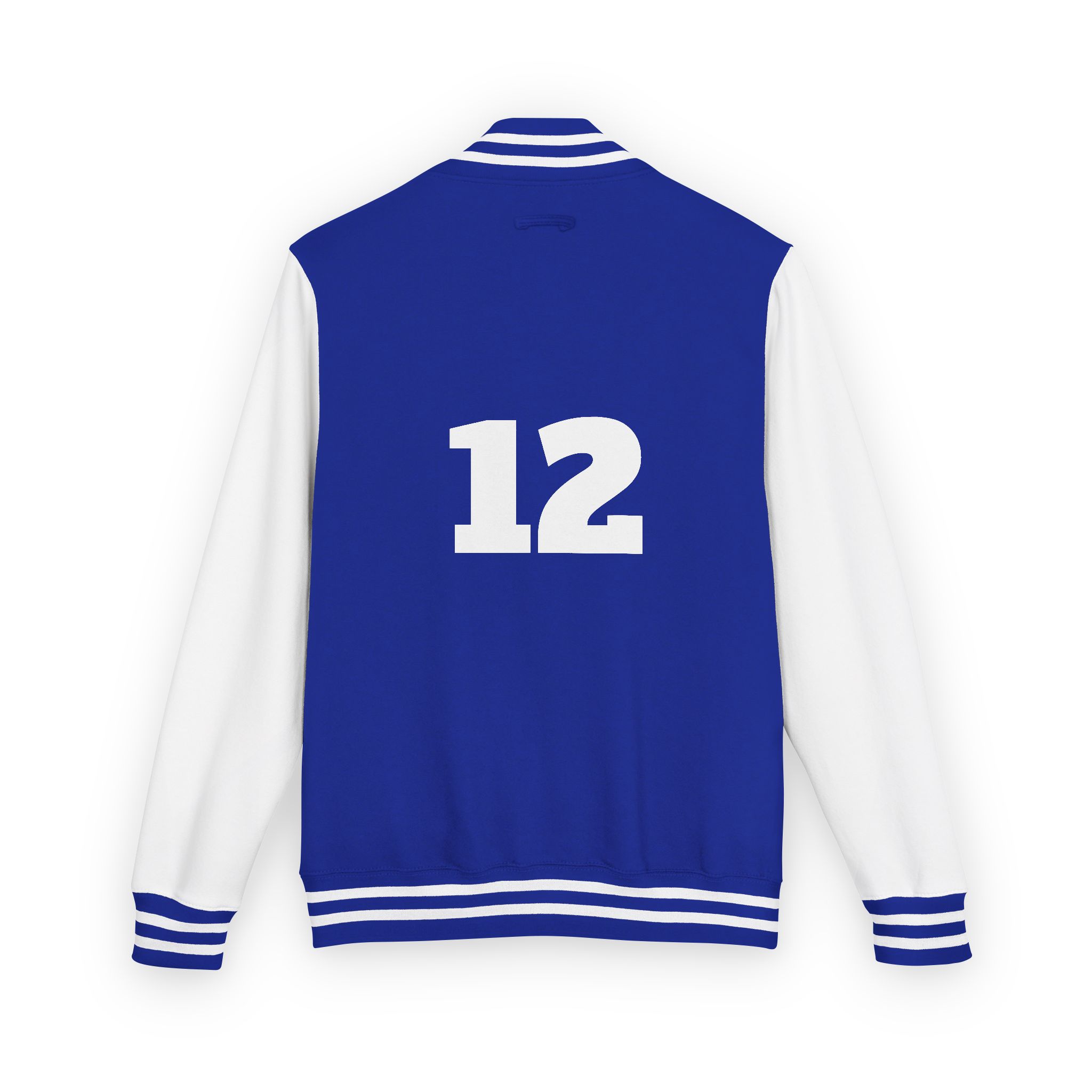 Varsity Jacket -Letterman Jacket with '12' Number - Image 2