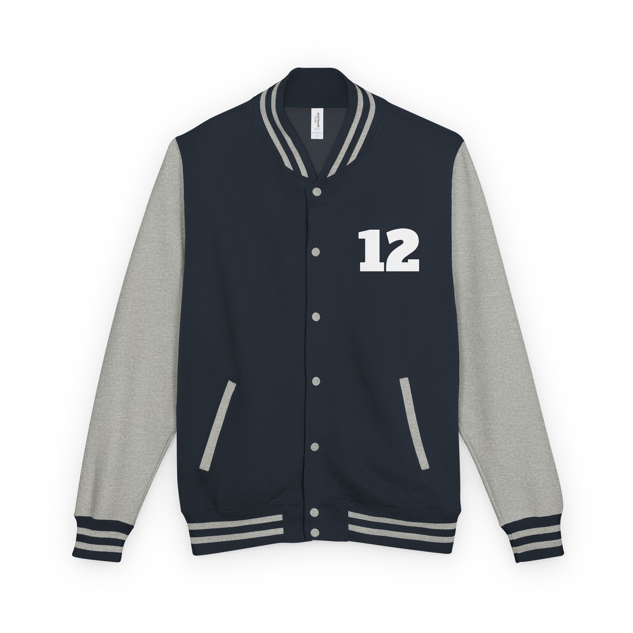 Varsity Jacket -Letterman Jacket with '12' Number - Image 25