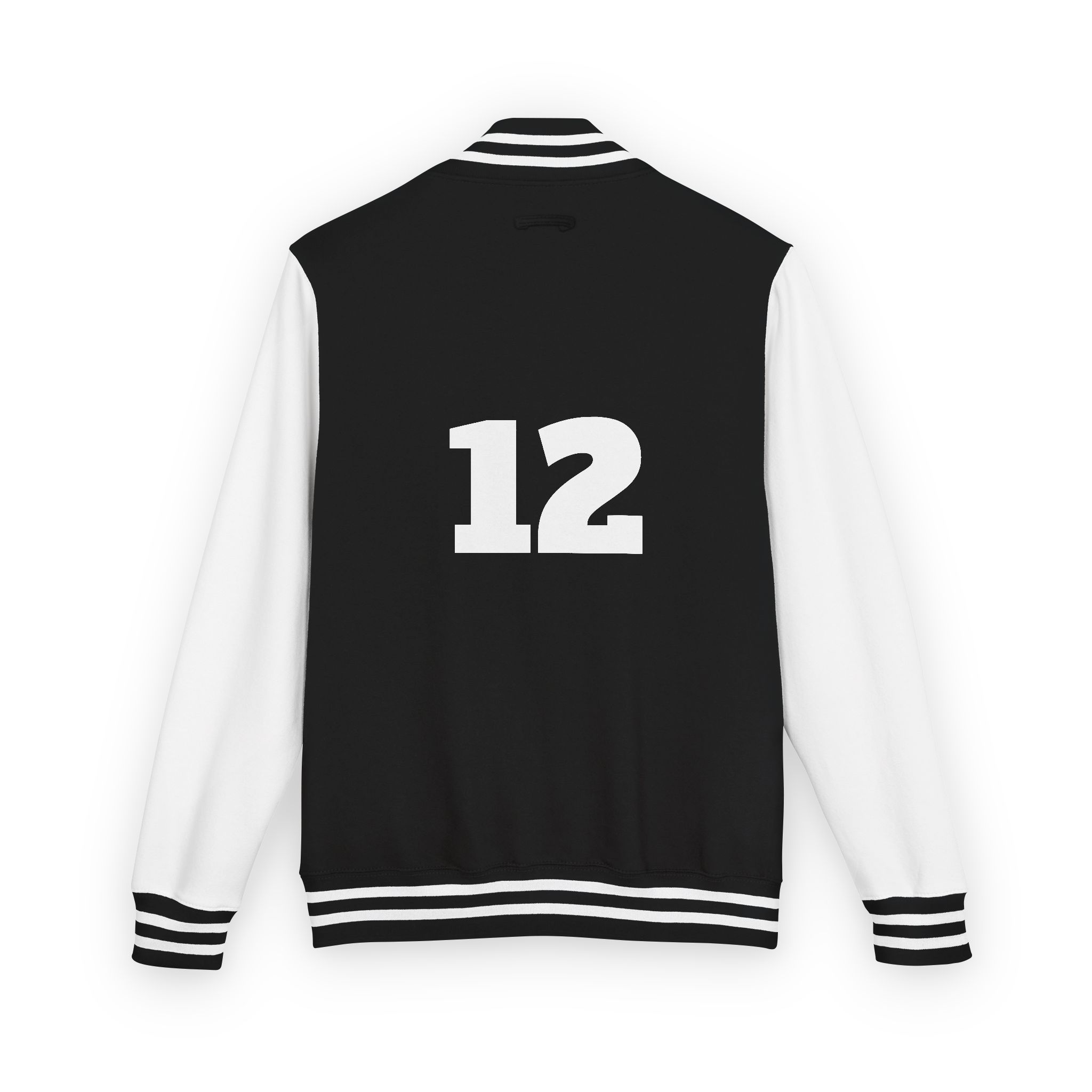 Varsity Jacket -Letterman Jacket with '12' Number - Image 6