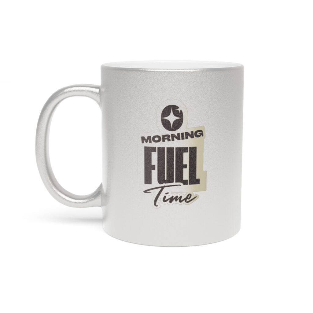 Morning Fuel Time Mug (SilverGold)